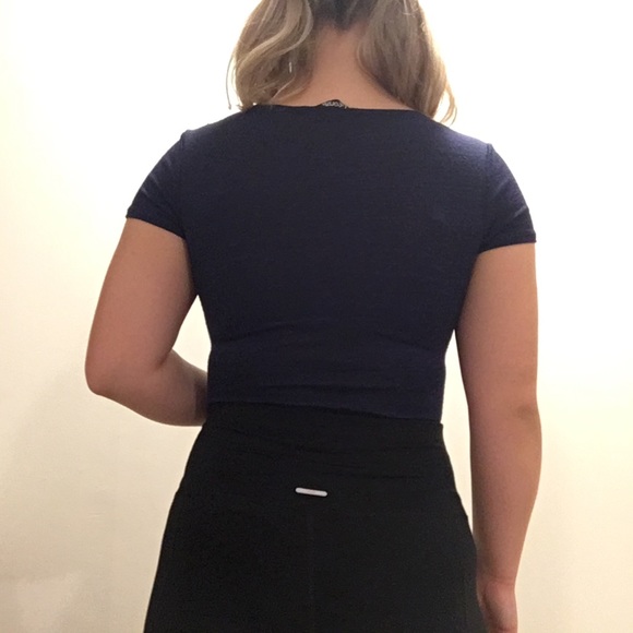 Blue v neck body suit - Picture 4 of 5